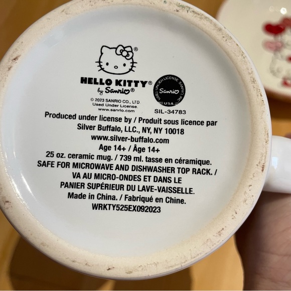 New hello kitty balloons bowl and mug set - Picture 4 of 10